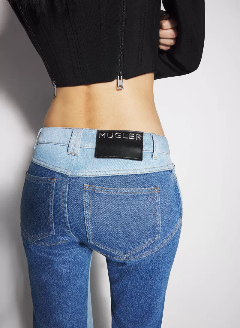 bitone_blue_straight_leg_jeans_4-1.webp Clearance MUGLER bi-tone blue straight leg jeans