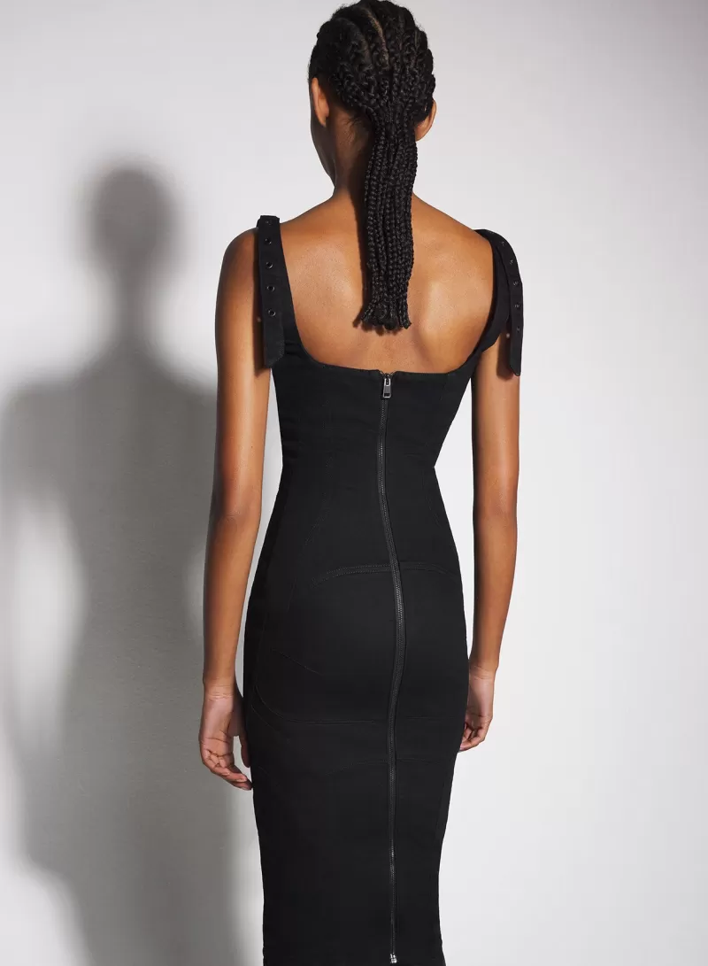 black_buckled_denim_dress_2-1.webp Cheap MUGLER black buckled denim dress