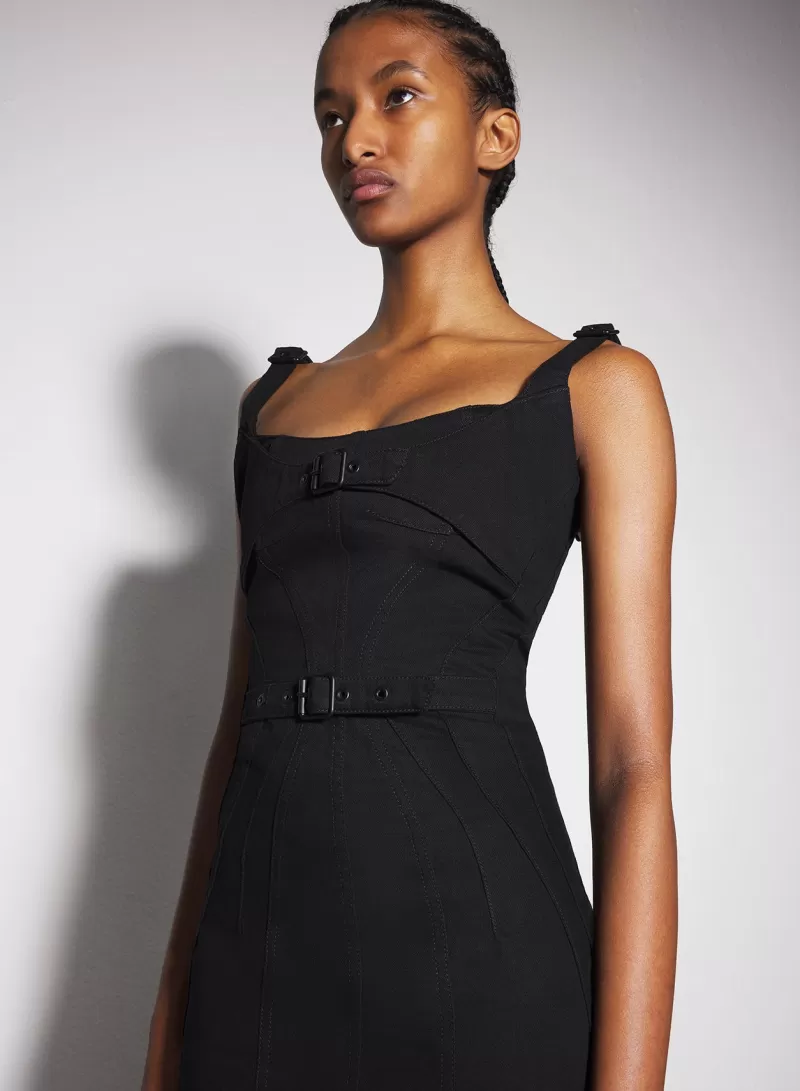 black_buckled_denim_dress_3-1.webp Cheap MUGLER black buckled denim dress