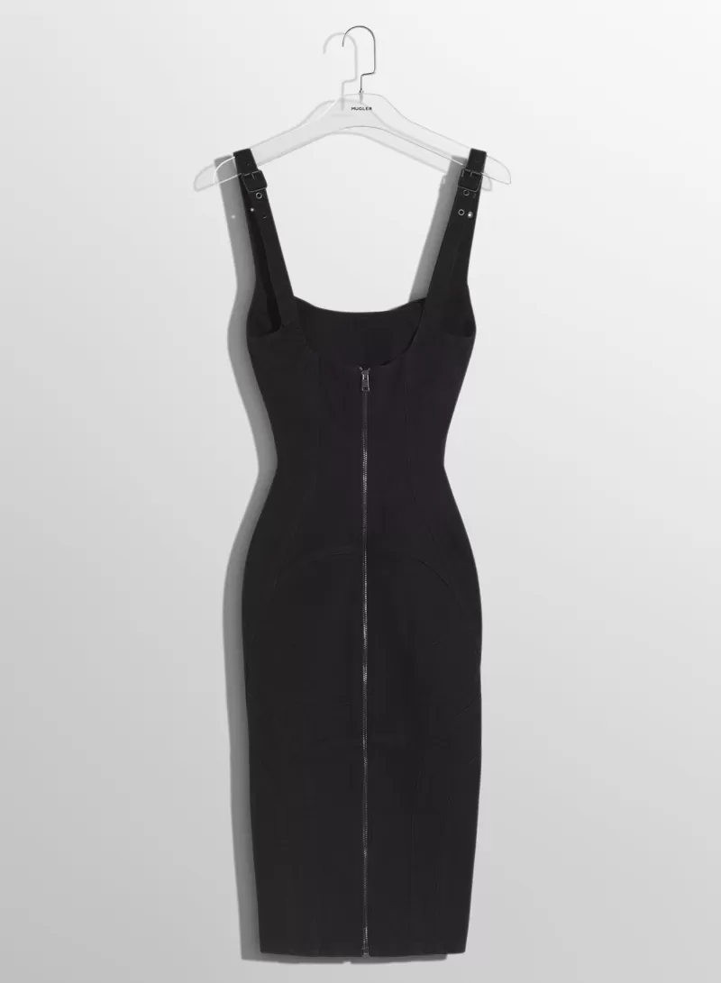 black_buckled_denim_dress_5-1.webp Cheap MUGLER black buckled denim dress