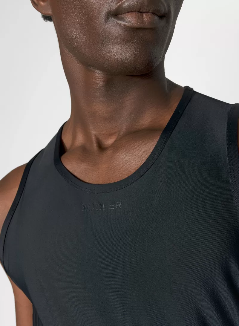 Fashion MUGLER black corseted top