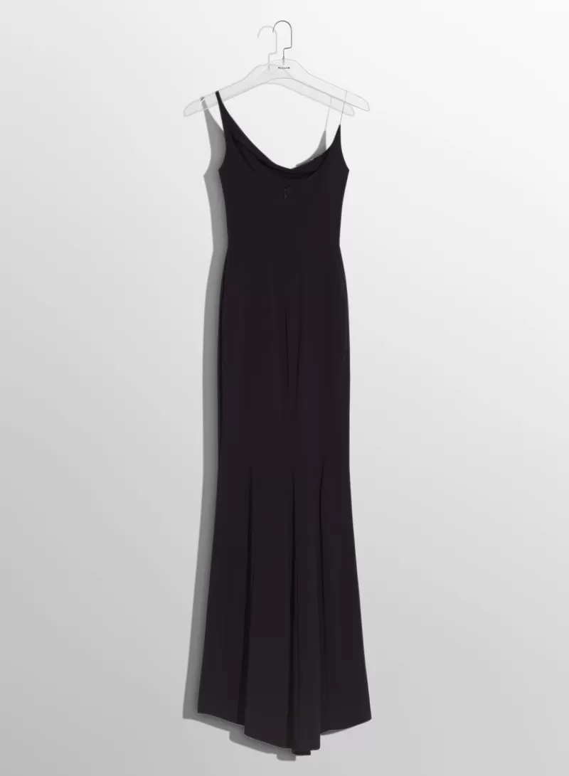 black_crepe_gown_with_metallic_detail_5-1.webp Online MUGLER black crepe gown with metallic detail