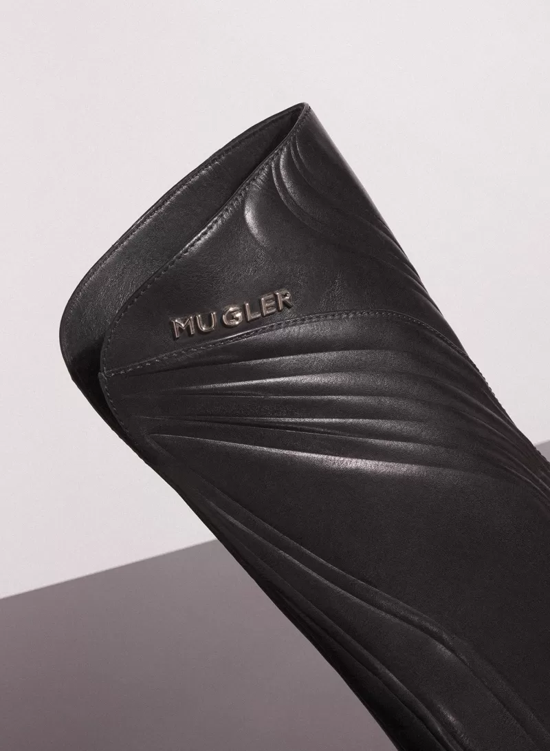 black_embossed_leather_santiag_boots_3-1.webp Online MUGLER black embossed leather santiag boots