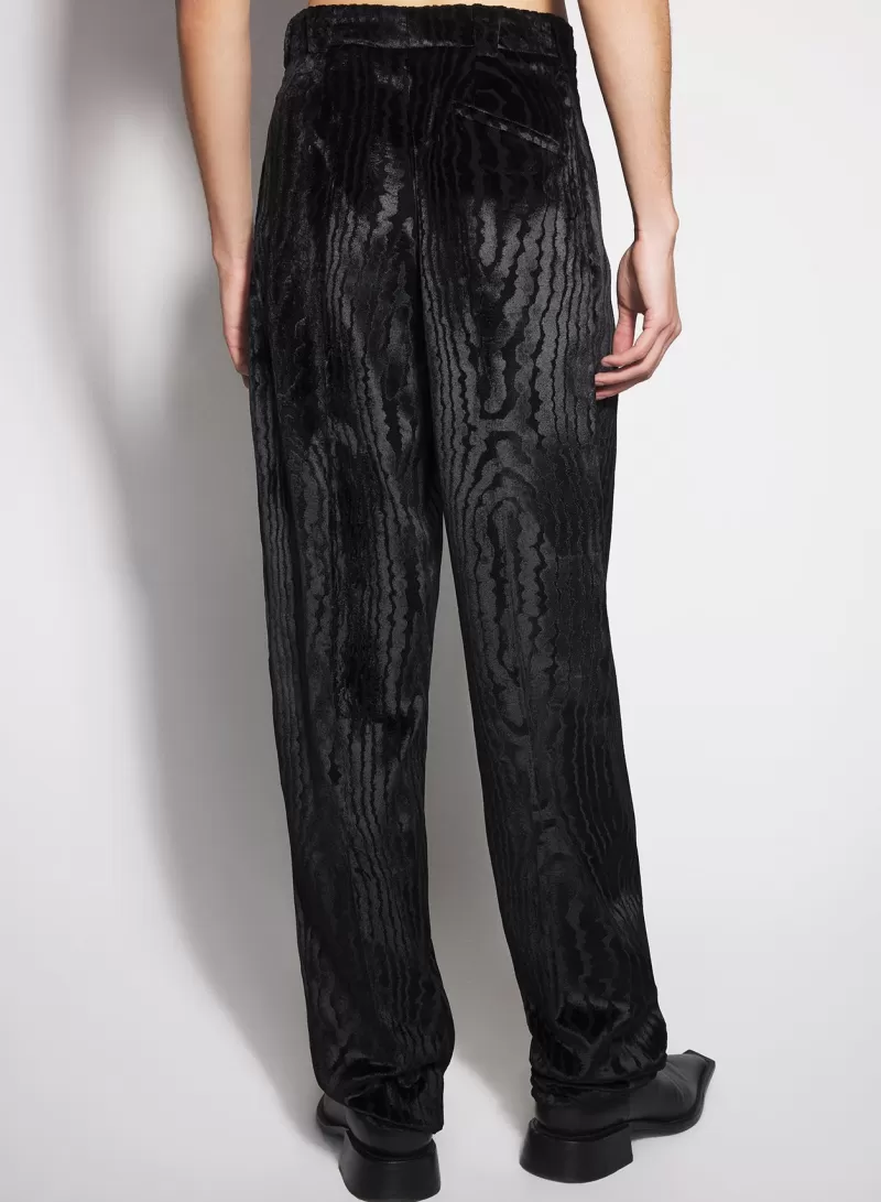 black_moir_velvet_trousers_2-1.webp Flash Sale MUGLER black moiré velvet trousers