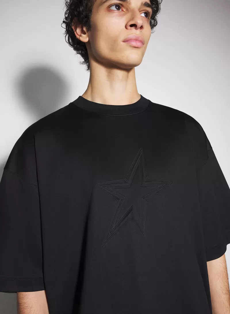 Cheap MUGLER black star T-shirt