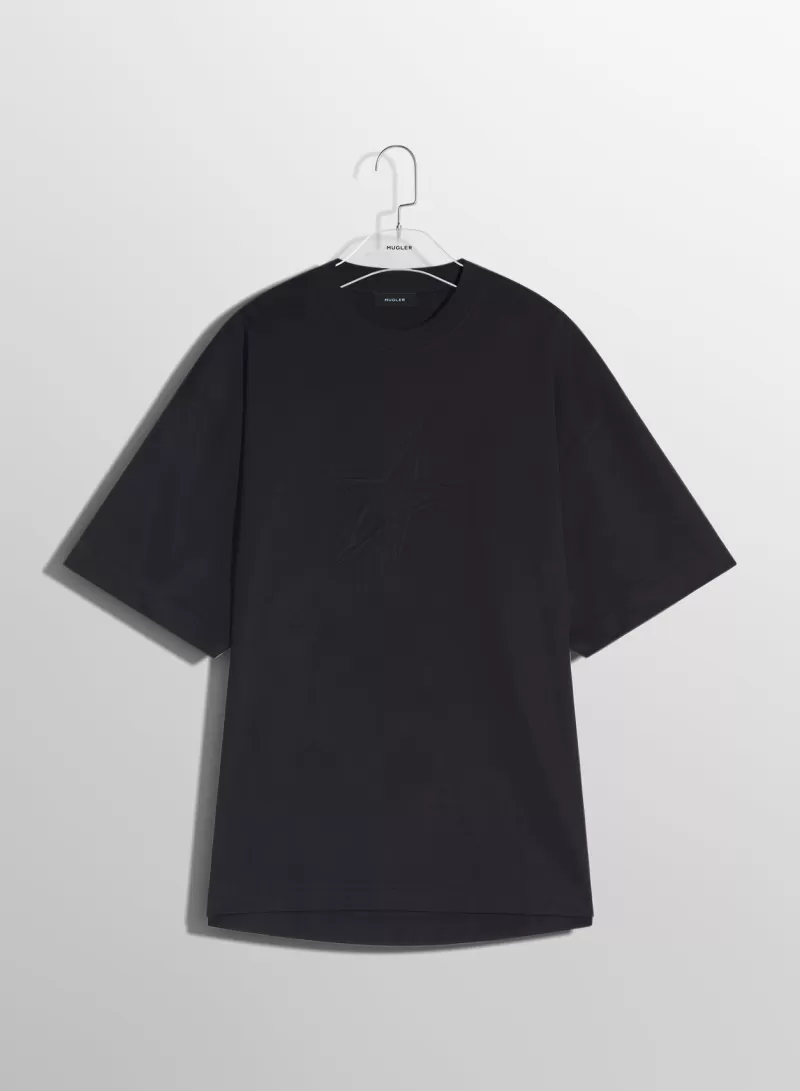 black_mugler_star_tshirt_4-1.webp Cheap MUGLER black star T-shirt