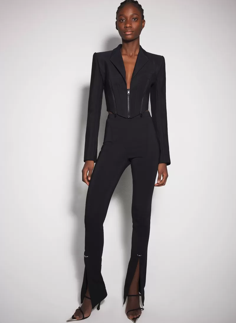 Online MUGLER black pierced pants