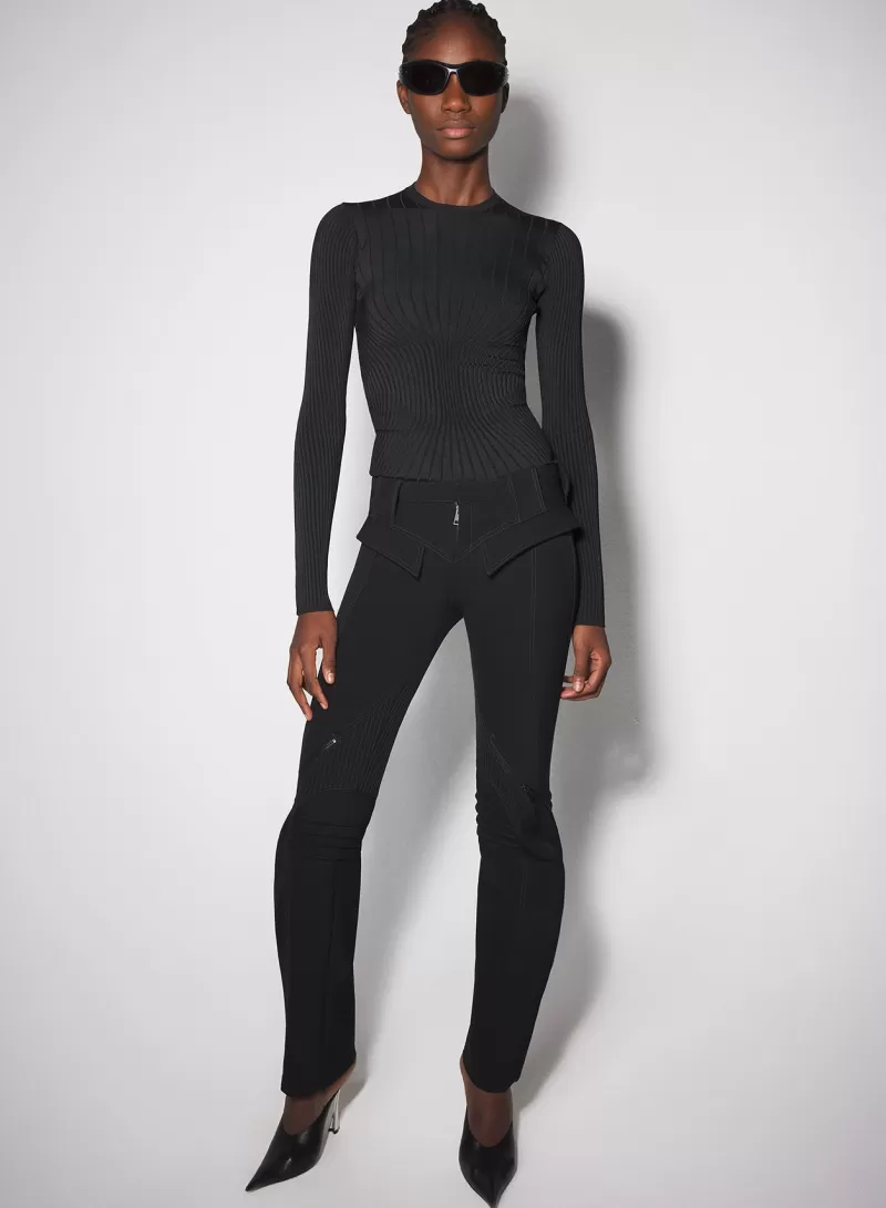 black_zipped_scuba_pants_1-1.webp Best Sale MUGLER black zipped scuba pants