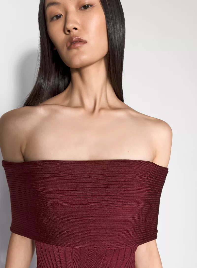 burgundy_offshoulder_sculpting_knit_dress_2-1.webp Discount MUGLER burgundy off-shoulder sculpting knit dress