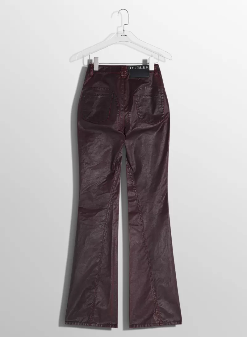 burgundy_waxed_denim_pants_5-1.webp Clearance MUGLER burgundy waxed denim pants