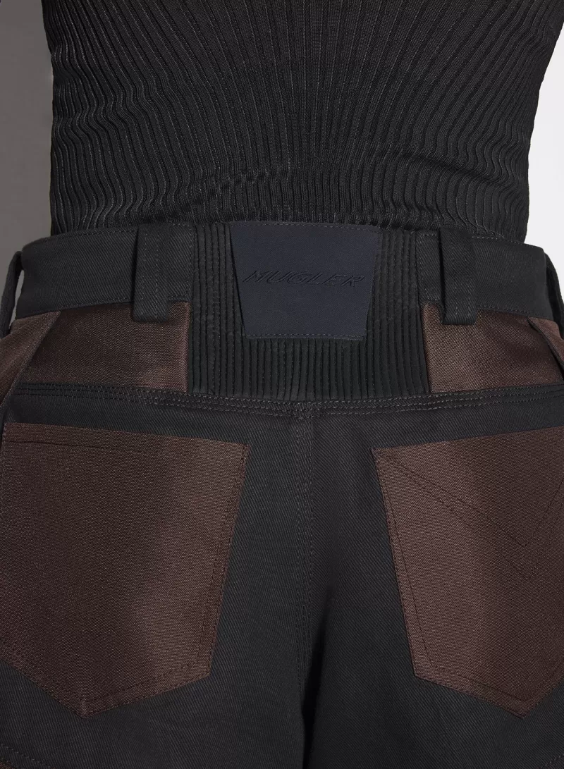 chocolate_technical_fabric_cargo_shorts_4-3.webp Cheap MUGLER chocolate technical fabric cargo shorts