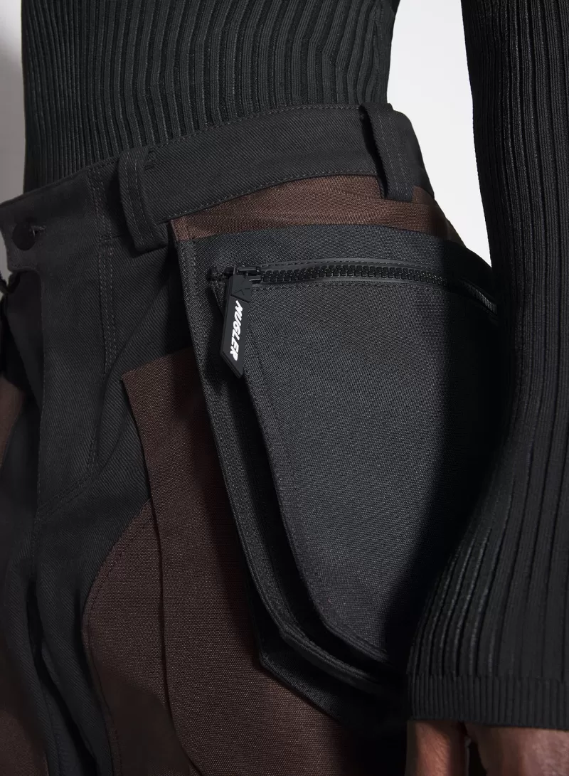 chocolate_technical_fabric_cargo_shorts_5-3.webp Cheap MUGLER chocolate technical fabric cargo shorts