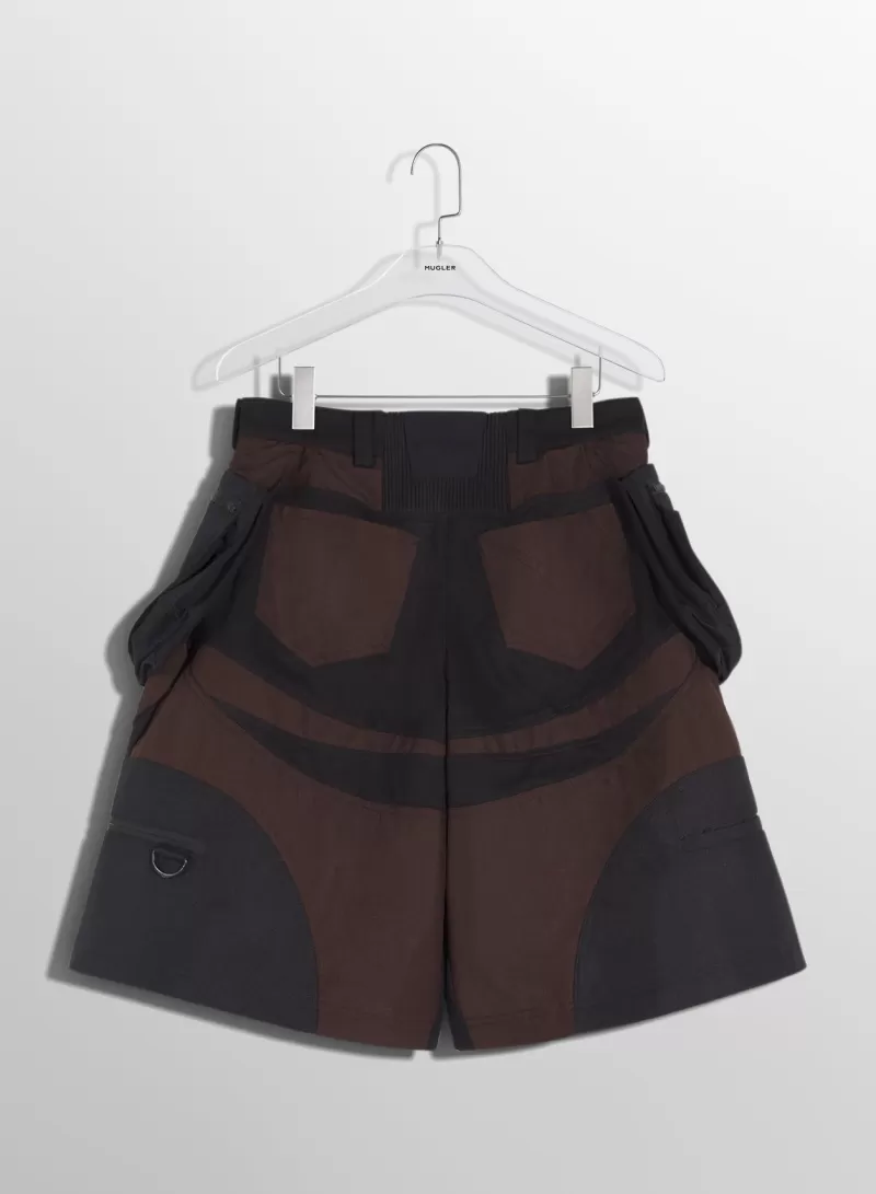 chocolate_technical_fabric_cargo_shorts_7-1.webp Cheap MUGLER chocolate technical fabric cargo shorts