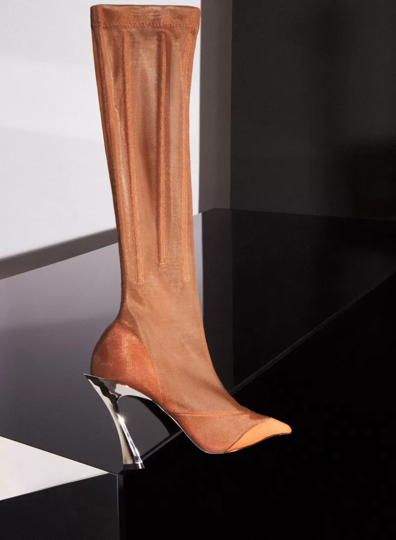 cinnamon_mesh_fang__boots_1-1.webp Hot MUGLER Cinnamon mesh Fang 95 boots