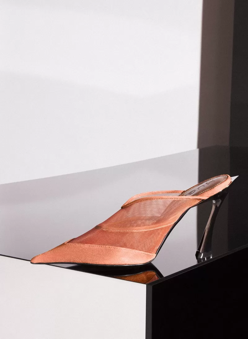 cinnamon_mesh_fang__mules_2-1.webp Online MUGLER Cinnamon mesh Fang 95 mules