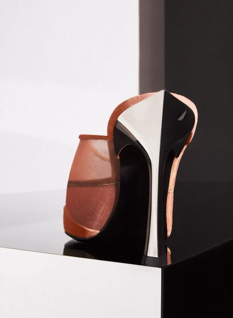 cinnamon_mesh_fang__mules_3-1.webp Online MUGLER Cinnamon mesh Fang 95 mules