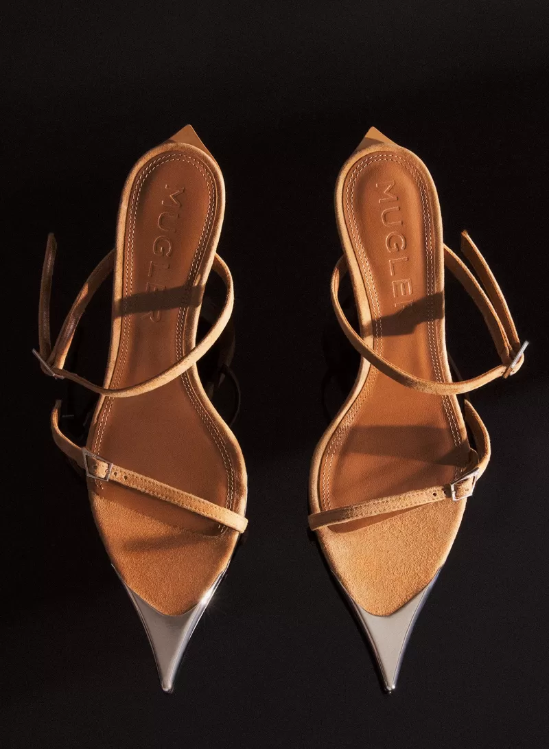cinnamon_suede_fang__sandals_1-1.webp Outlet MUGLER Cinnamon suede Fang 95 sandals