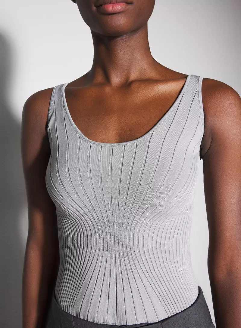 grey_sculpting_knit_tank_top_3-1.webp Best MUGLER grey sculpting knit tank top