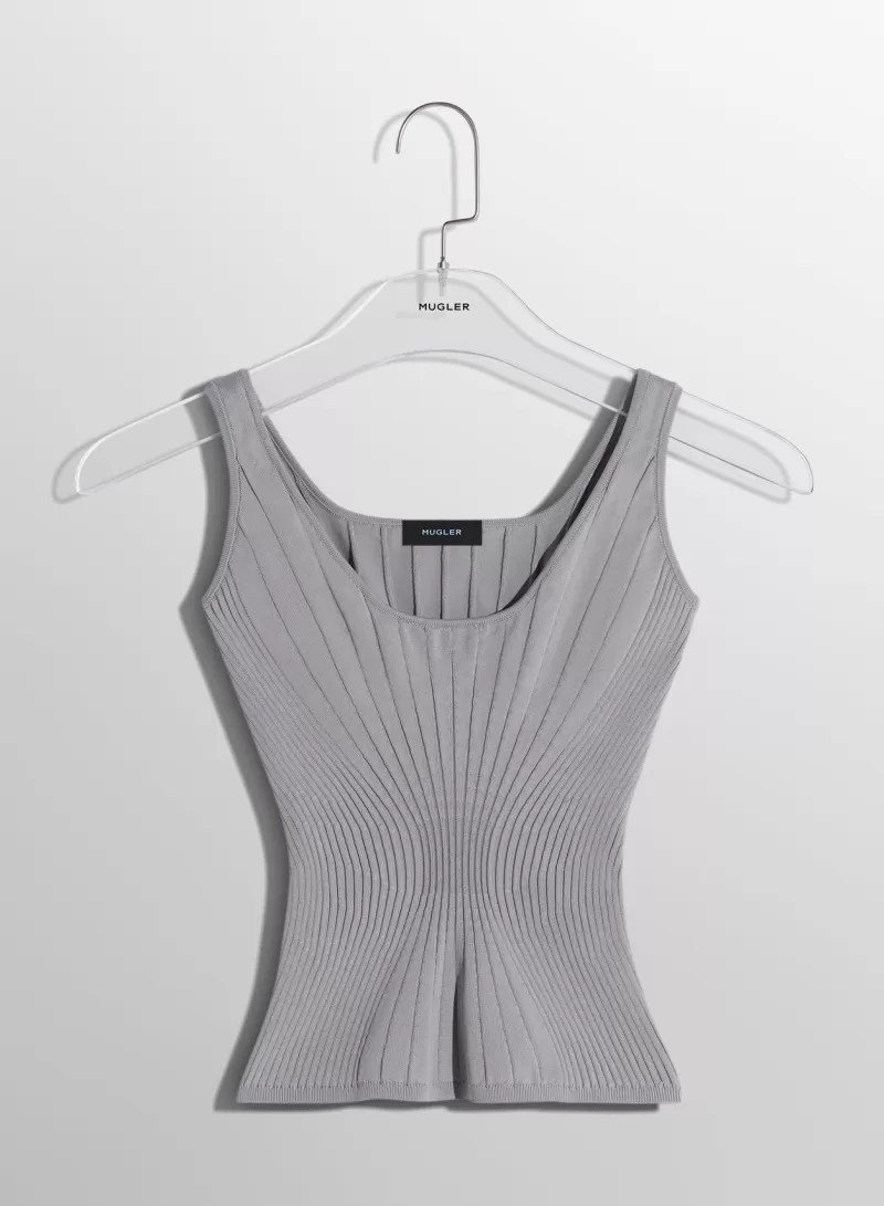 grey_sculpting_knit_tank_top_4-1.webp Best MUGLER grey sculpting knit tank top