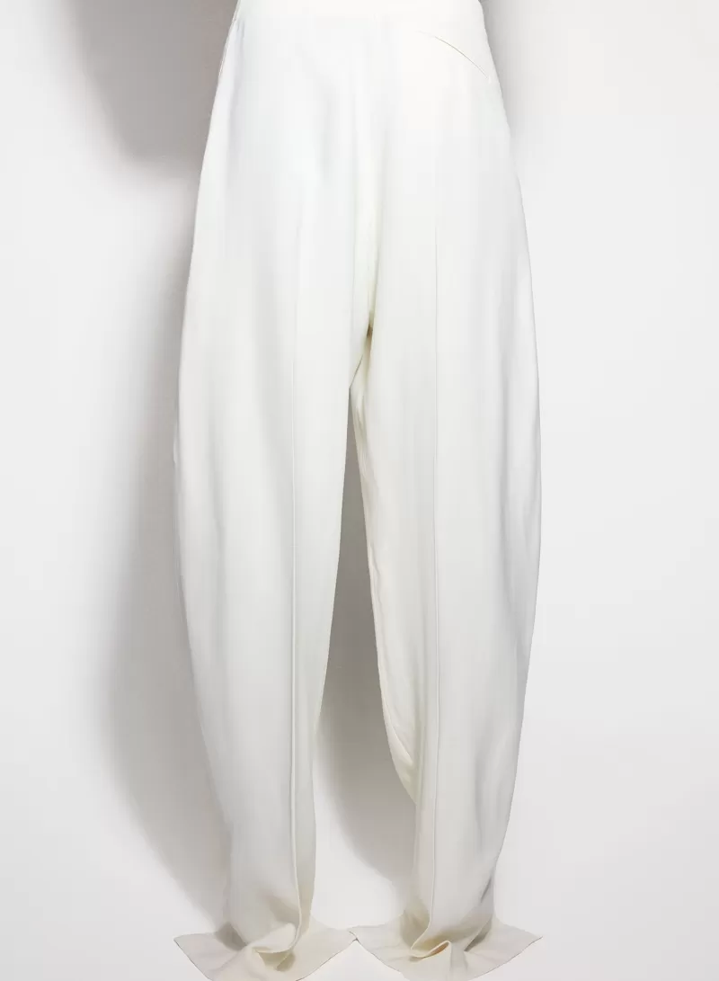 Clearance MUGLER off-white pierced loose tailored trousers