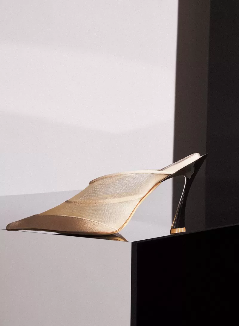 tan_mesh_fang__mules_1-1.webp Flash Sale MUGLER Tan mesh Fang 95 mules