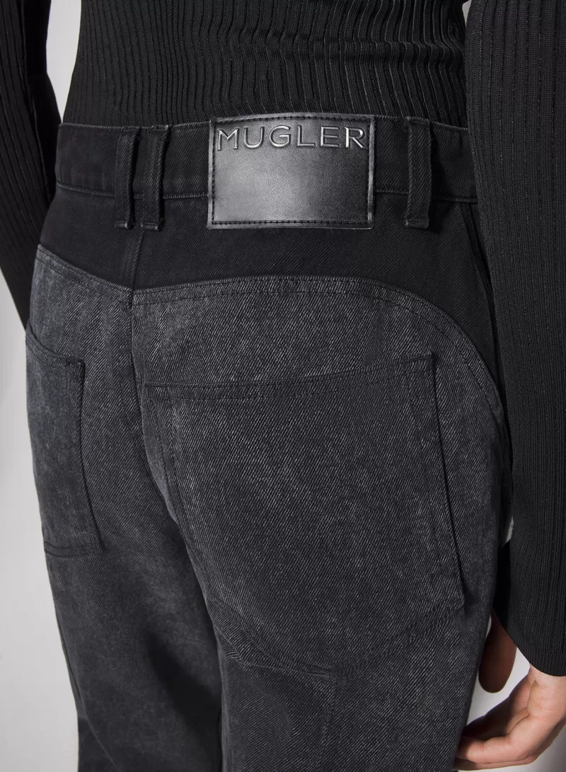 washed_black_bimaterial_straight_leg_jeans_3-1.webp Best MUGLER washed black bi-material straight leg jeans