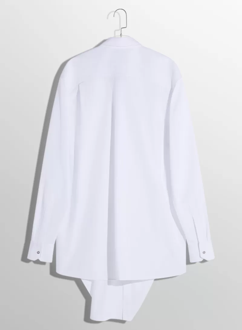 white_knotted_poplin_shirt_5-1.webp Clearance MUGLER white knotted poplin shirt
